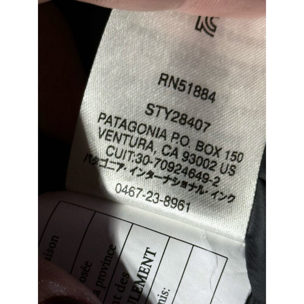 PATAGONIA Tres 3 in 1 waterproof gray burgundy goose down parka coat jacket XS - Picture 14 of 15